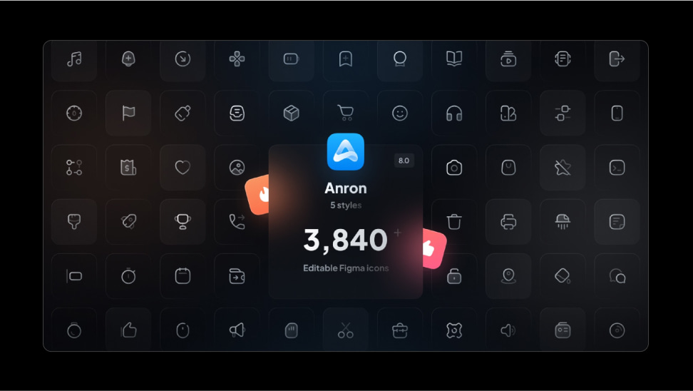 Anron UI Icons