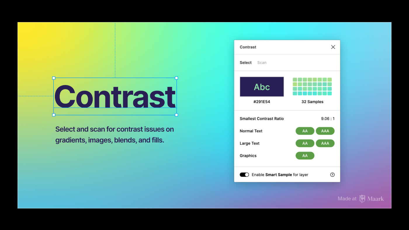 Contrast plugin for Figma